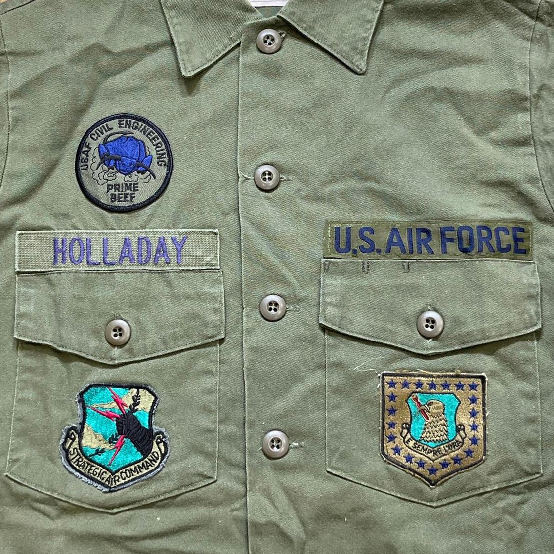 Vintage US Air Force Button Down Preowned Med Shirt